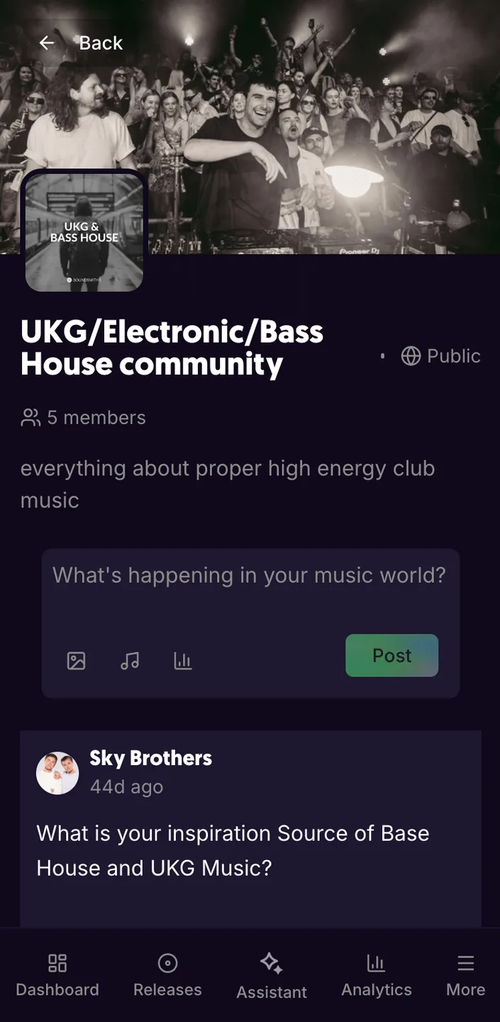 Community chat